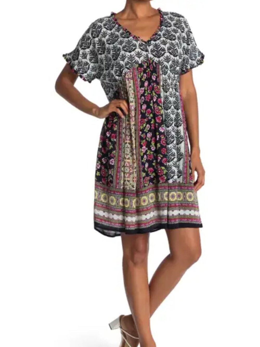 Bila floral drape dress - XL EUC